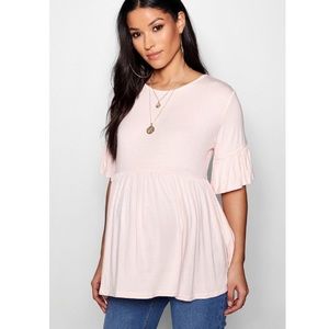 NWT maternity blush top